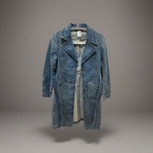 Vintage Marc Jacobs Long Denim Coat Size XS‎